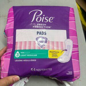 Poise Pads Light Absorbency 54 Count Missing 1